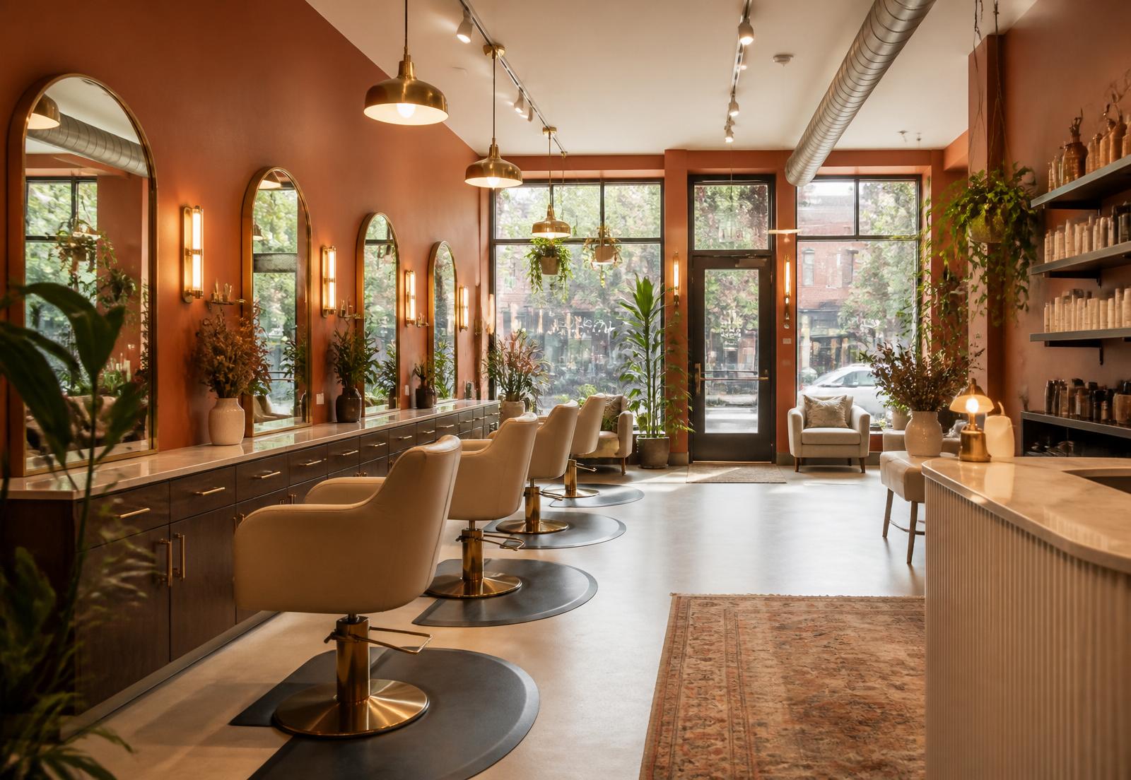 Professional Beauty Bar interior